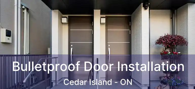  Bulletproof Door Installation Cedar Island - ON