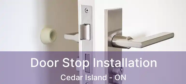  Door Stop Installation Cedar Island - ON