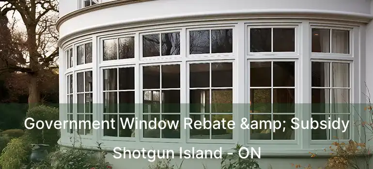 Government Window Rebate & Subsidy Shotgun Island - ON
