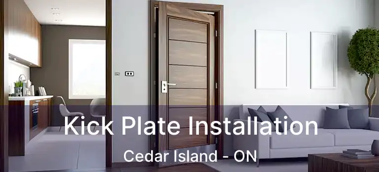  Kick Plate Installation Cedar Island - ON