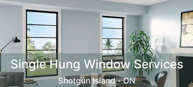  Single Hung Window Services Shotgun Island - ON