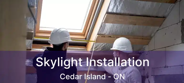  Skylight Installation Cedar Island - ON