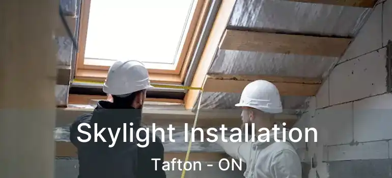  Skylight Installation Tafton - ON